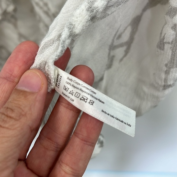 Free People - One Print Boho Open Front Long Sleeve Kimono Jacket XS/Small - Picture 12 of 14